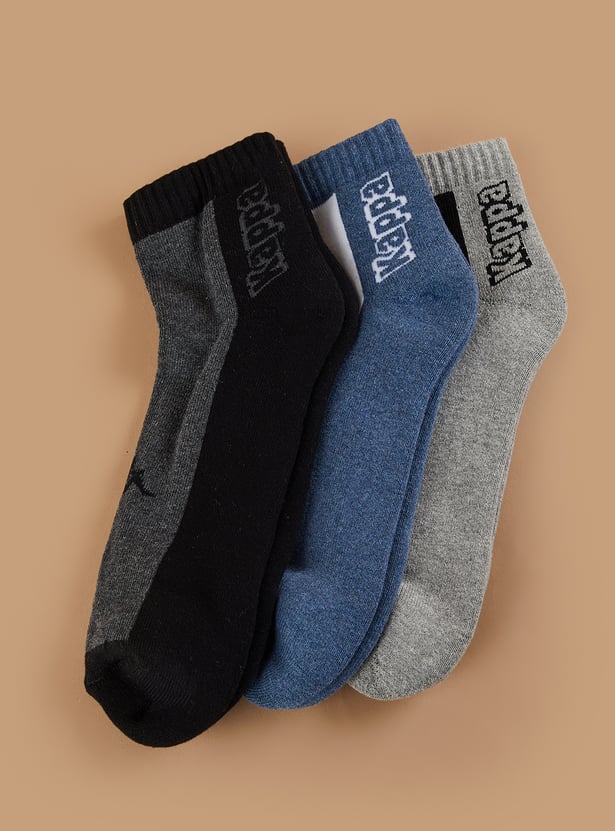 KAPPA Ankle Length Socks - Pack of 3