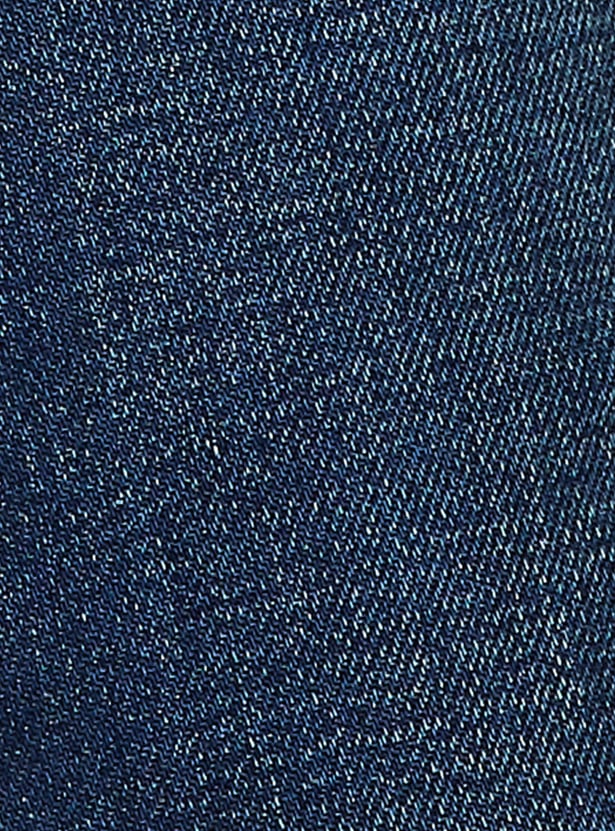 FAME FOREVER Darkwashed Bootcut Fit Jeans