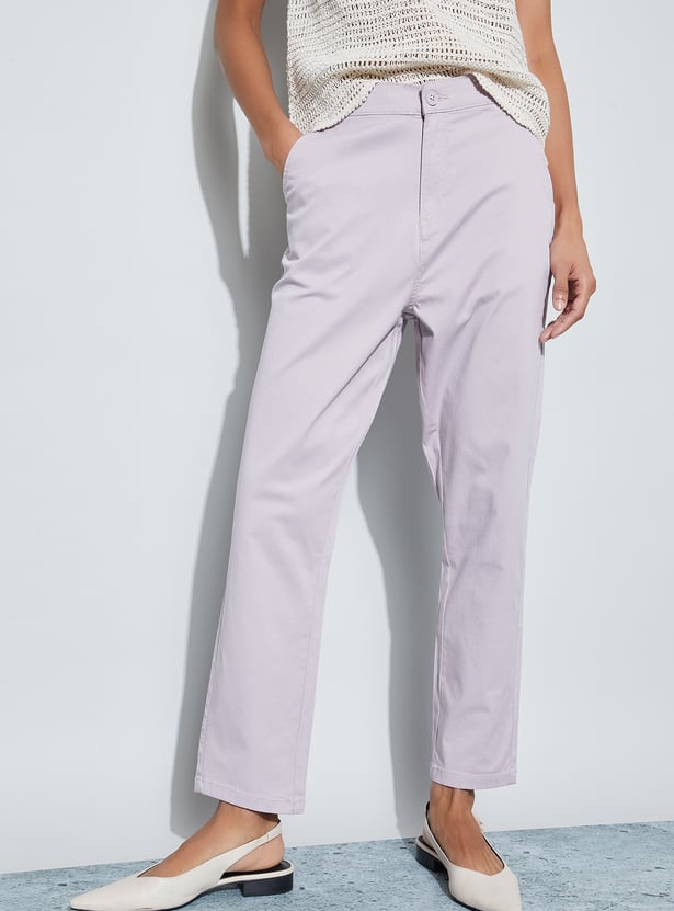 FAME FOREVER Solid Trousers