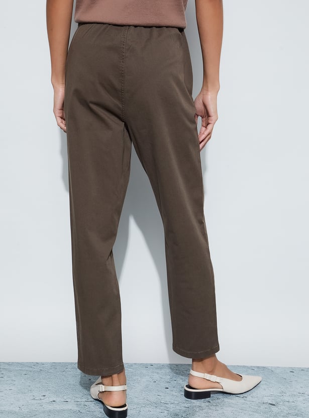 FAME FOREVER Straight Fit Trousers
