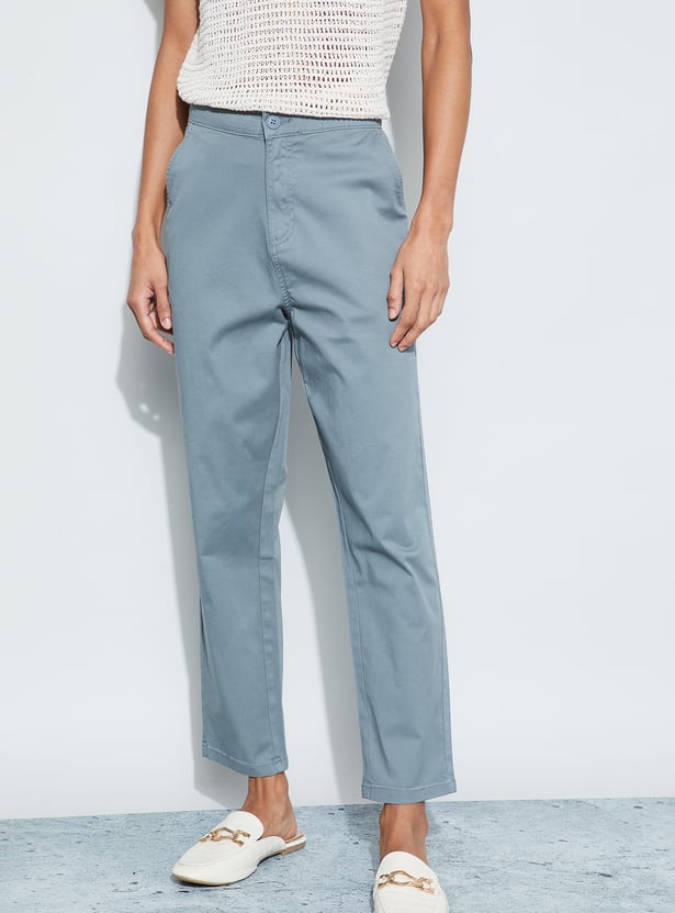 FAME FOREVER Solid Trousers