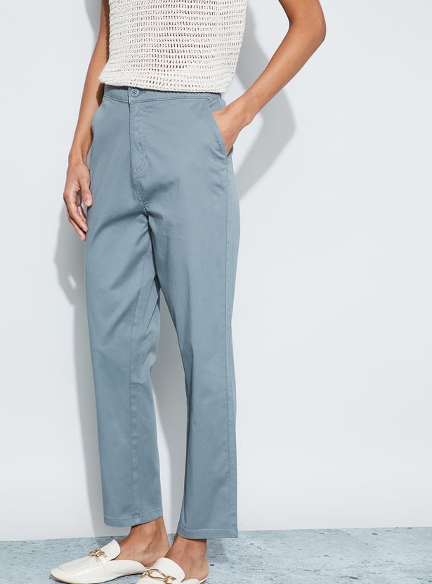 FAME FOREVER Solid Trousers