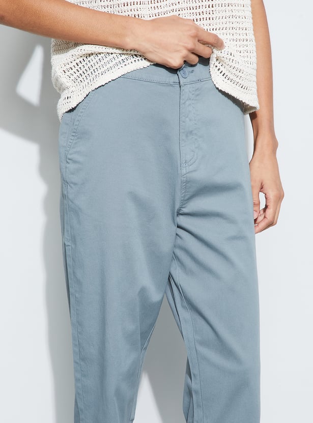FAME FOREVER Solid Trousers
