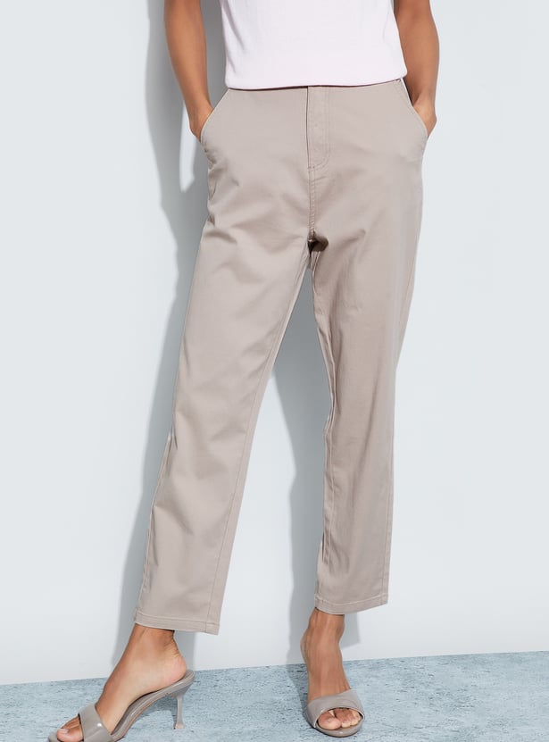 FAME FOREVER Solid Trousers