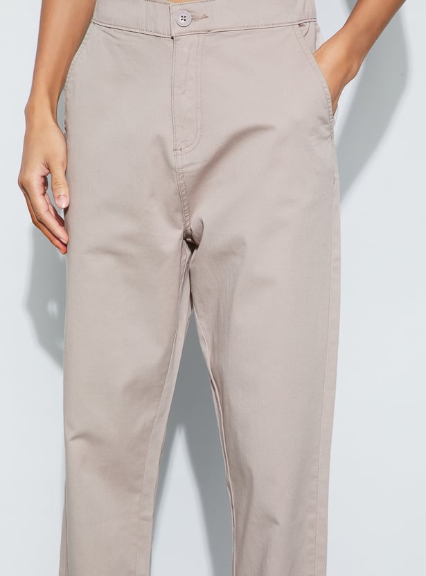 FAME FOREVER Solid Trousers