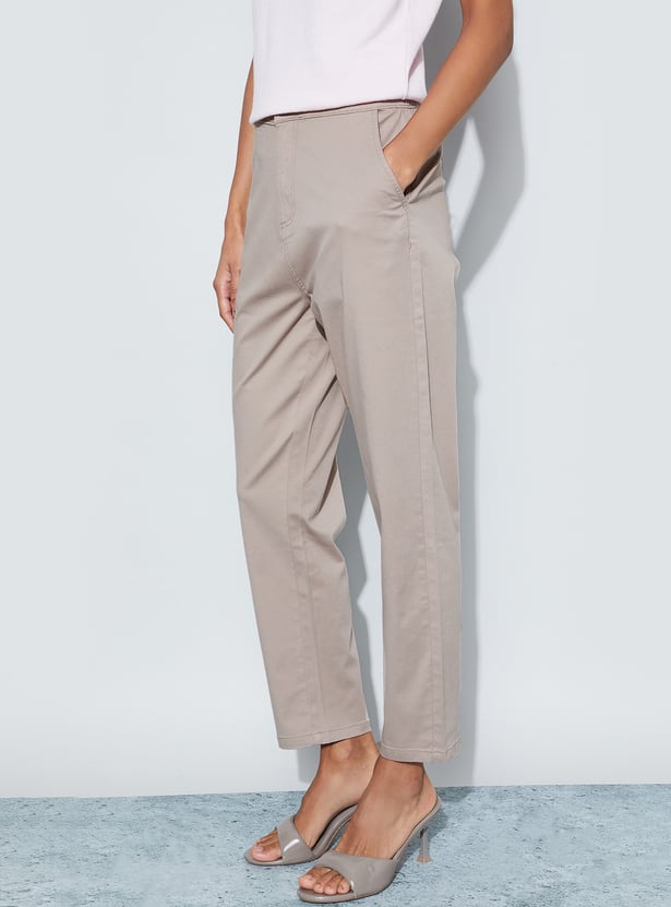 FAME FOREVER Solid Trousers