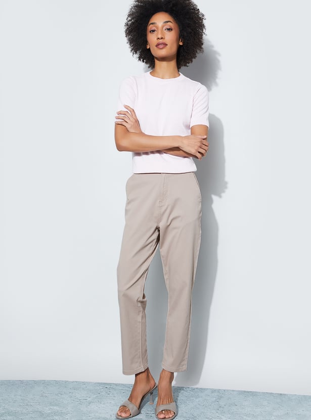 FAME FOREVER Solid Trousers