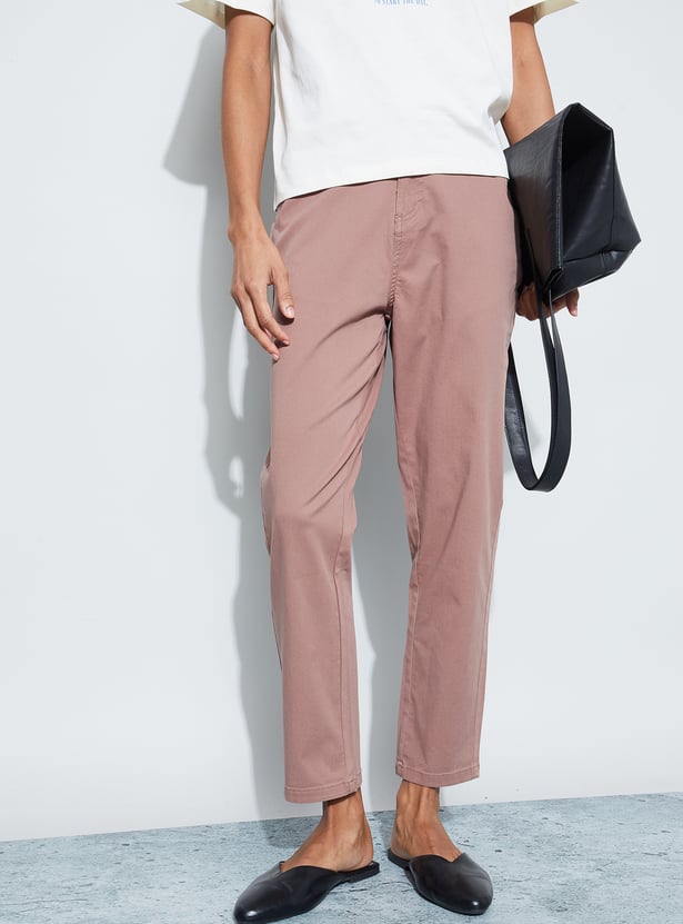 FAME FOREVER Solid Trousers