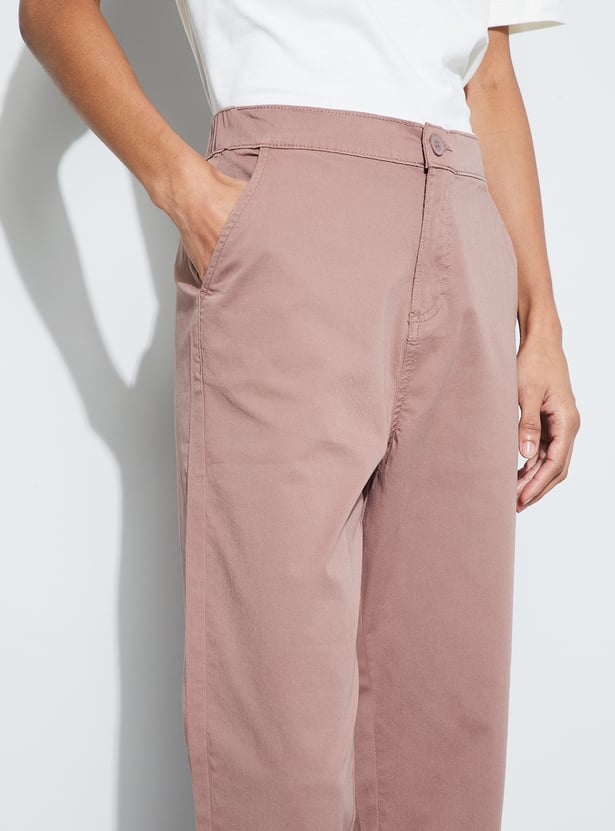FAME FOREVER Solid Trousers