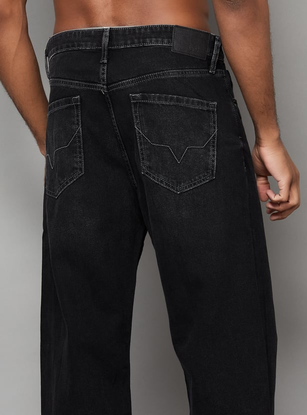 PEPE JEANS Washed Regular Straight Jeans