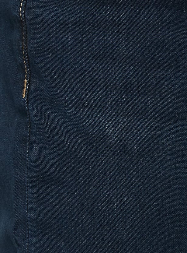 PEPE JEANS Washed Mid-Rise Jeans