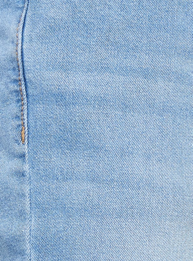 PEPE JEANS Washed Mid-Rise Jeans