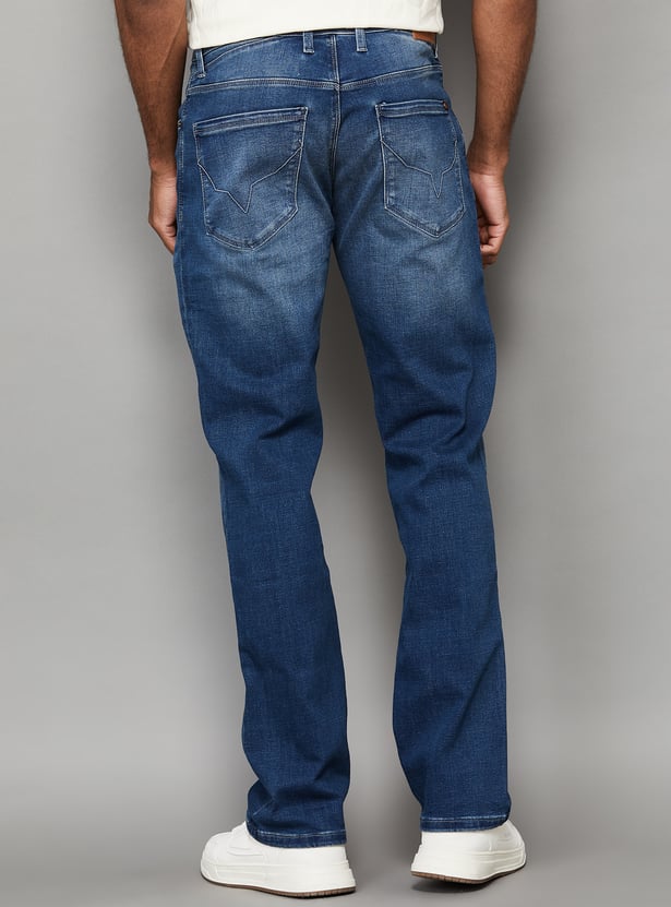 PEPE JEANS Whiskered Regular Straight Jeans
