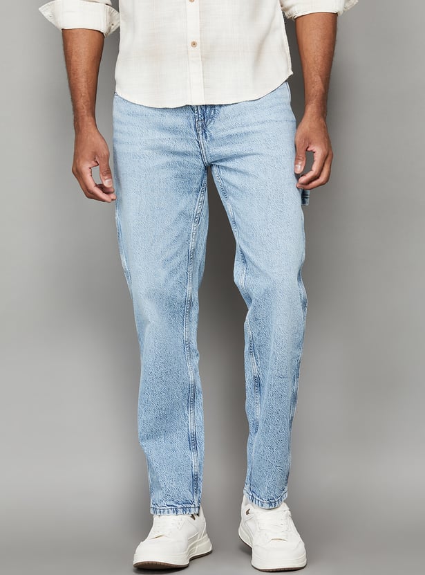 PEPE JEANS Washed Regular Straight Jeans