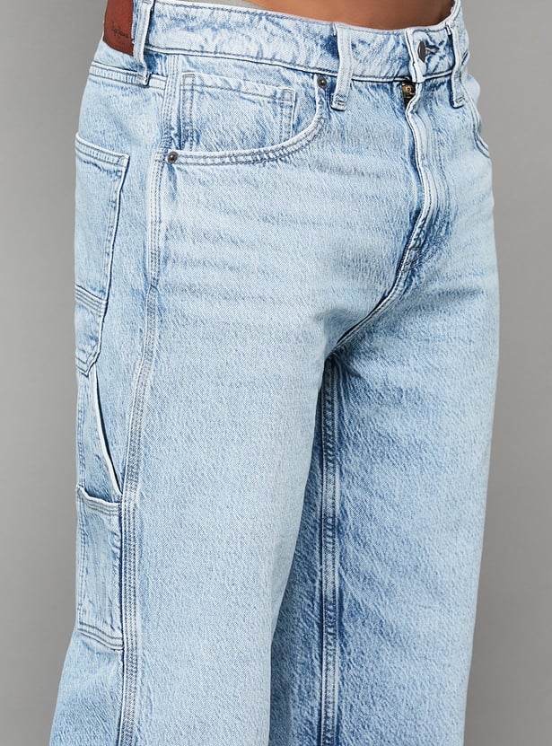PEPE JEANS Washed Regular Straight Jeans