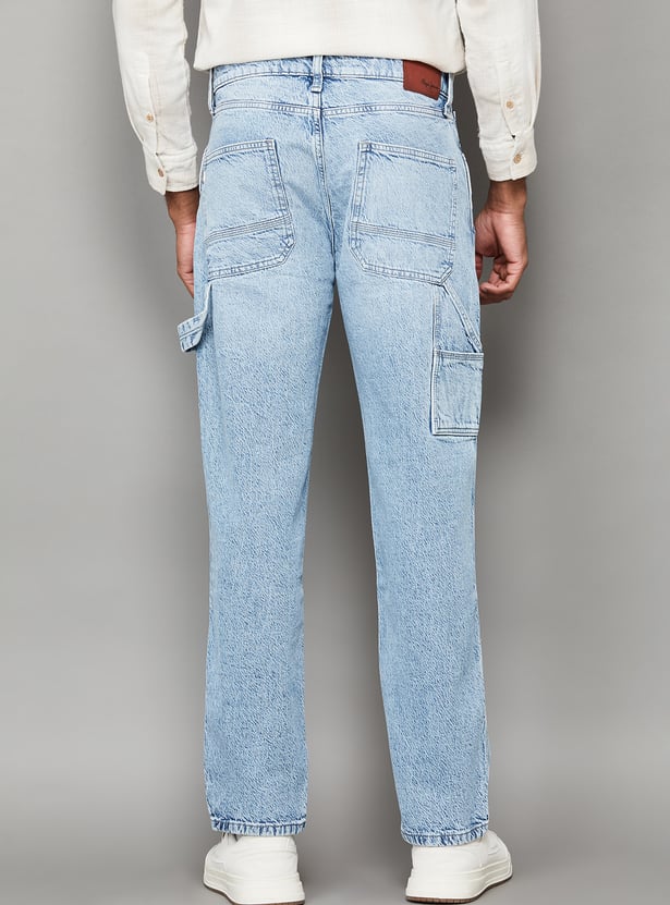 PEPE JEANS Washed Regular Straight Jeans