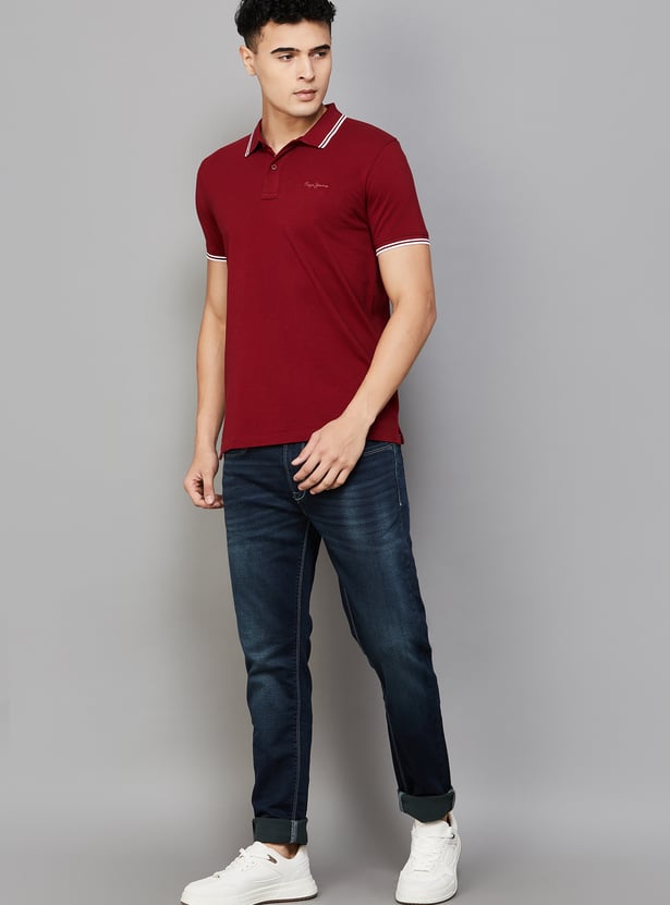 PEPE JEANS Whiskered Skinny Jeans