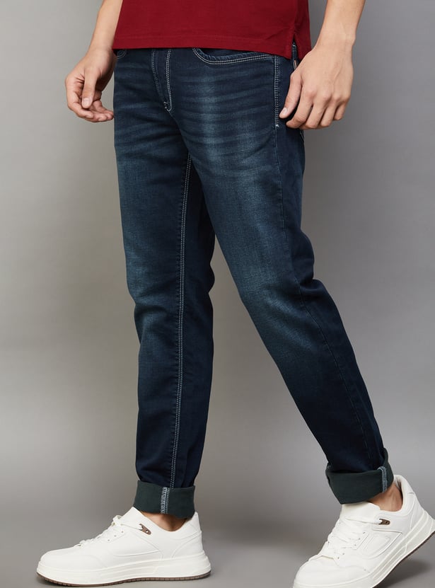 PEPE JEANS Whiskered Skinny Jeans