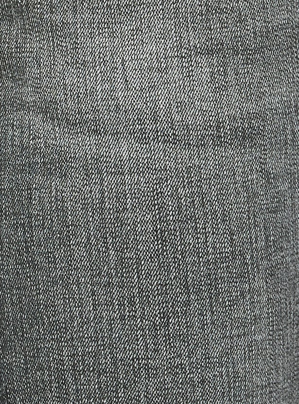 PEPE JEANS Solid Mid-Rise Slim Straight Jeans