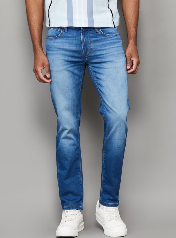 PEPE JEANS Whiskered Slim Straight Jeans