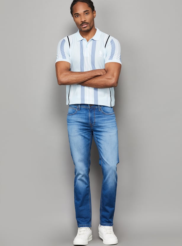 PEPE JEANS Whiskered Slim Straight Jeans