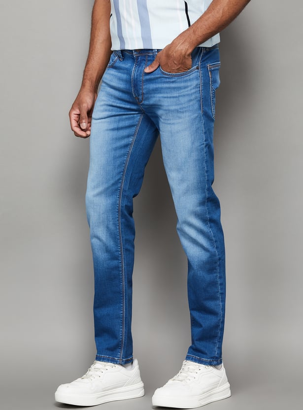 PEPE JEANS Whiskered Slim Straight Jeans