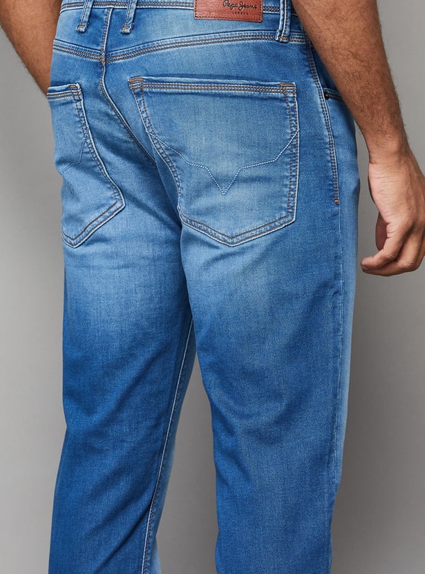 PEPE JEANS Whiskered Slim Straight Jeans