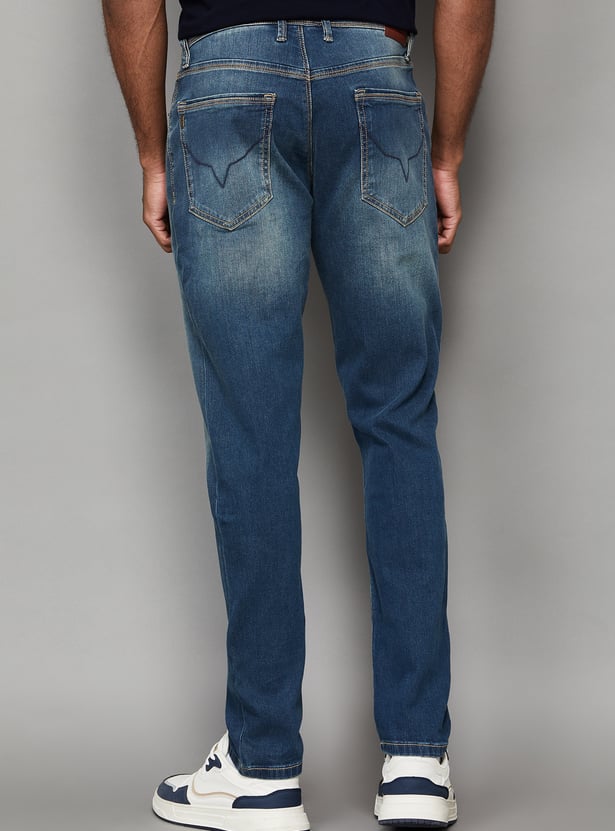 PEPE JEANS Whiskered Slim Straight Jeans