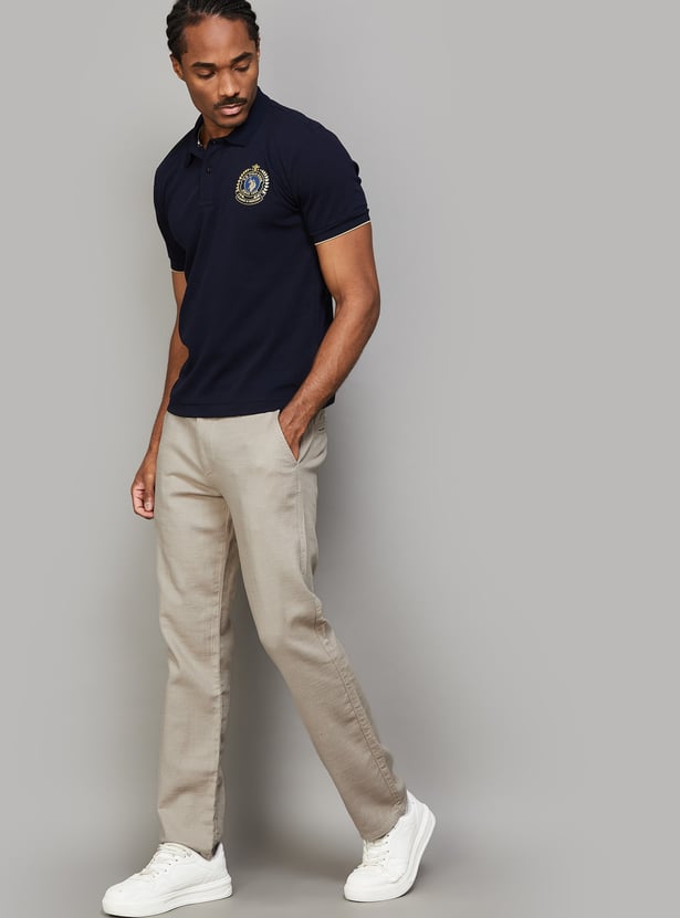 PEPE JEANS Solid Gilles Trousers (Regular)