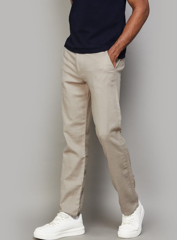 PEPE JEANS Solid Gilles Trousers (Regular)