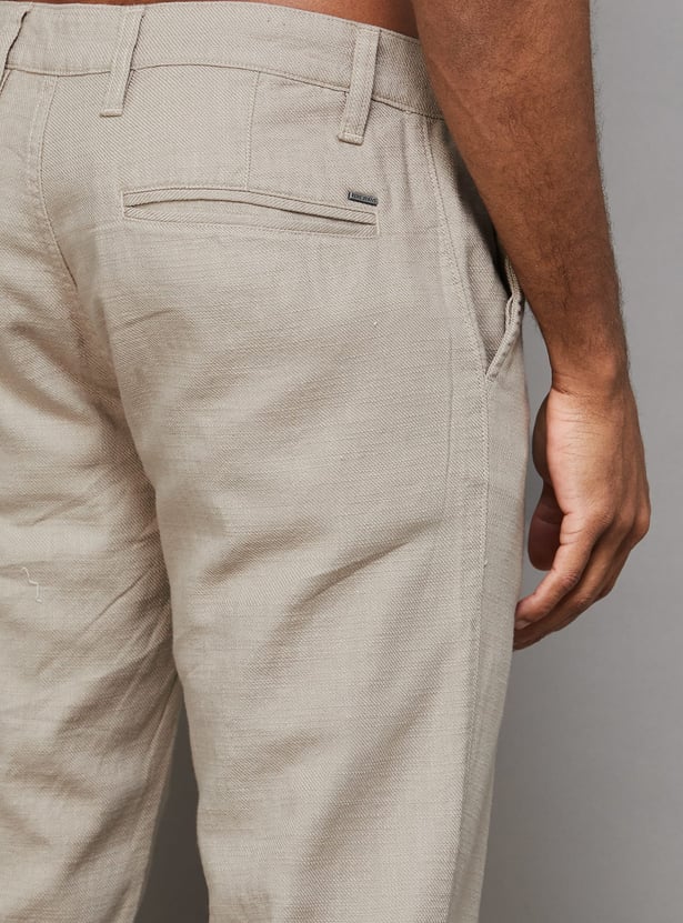 PEPE JEANS Solid Gilles Trousers (Regular)