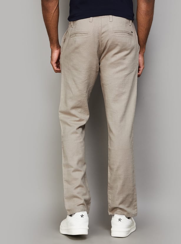 PEPE JEANS Solid Gilles Trousers (Regular)