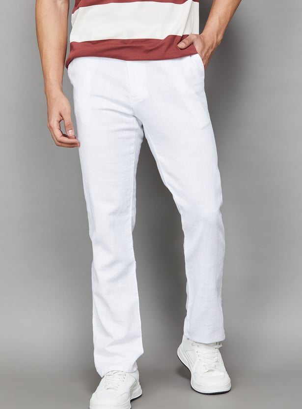 PEPE JEANS Solid Gilles Trousers (Regular)
