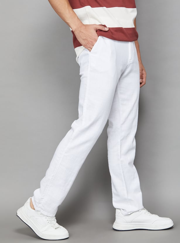 PEPE JEANS Solid Gilles Trousers (Regular)
