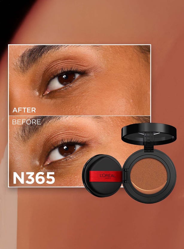 L'Oreal Infallible Cushion Foundation 24Hr Full Coverage Glass-skin finish-N365-11g
