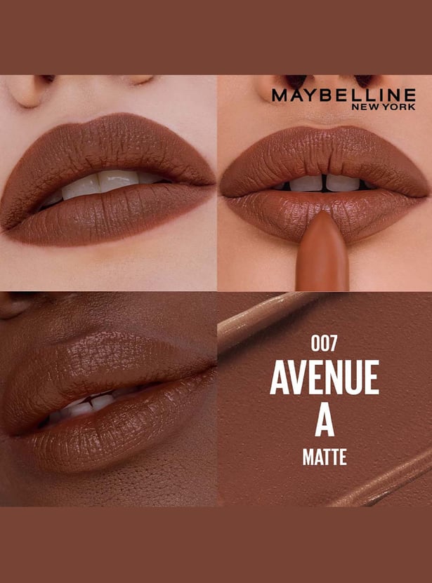 Maybelline Serum Matte Lipstick 8Hr Hydration - 007 Avenue A 4.2g