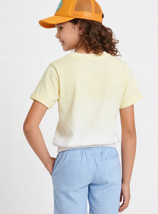 FAME FOREVER Girls Lilo & Stitch T-shirt