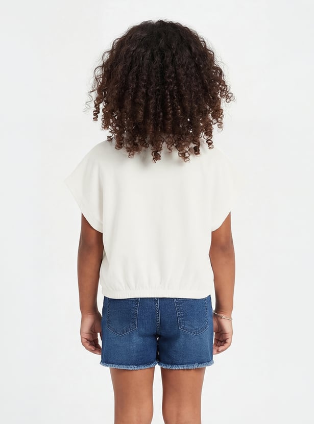FAME FOREVER Girls Minnie Mouse Top