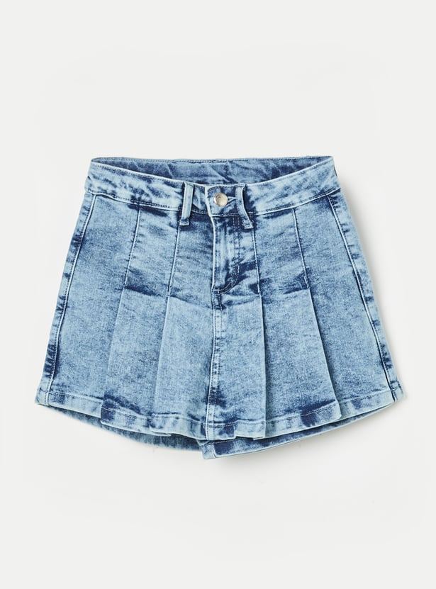 FAME FOREVER Girls Denim Skirts
