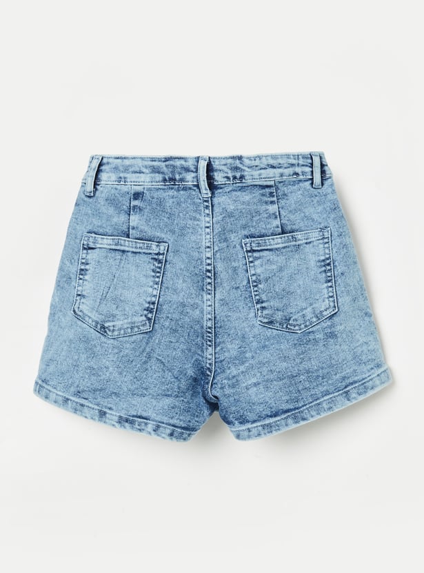 FAME FOREVER Girls Denim Skirts