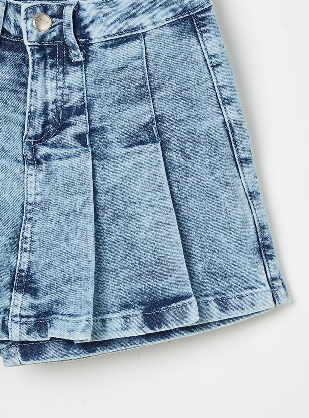 FAME FOREVER Girls Denim Skirts