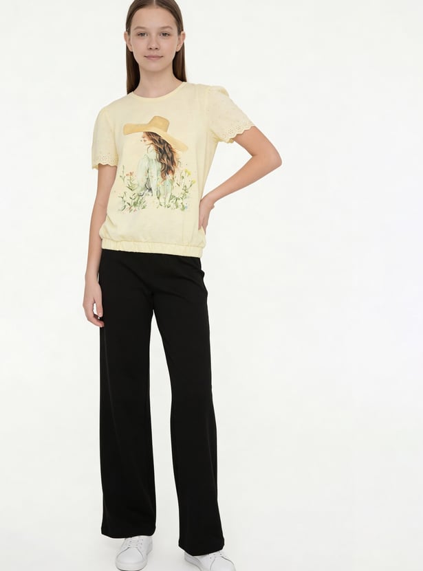 FAME FOREVER Girls Solid Leggings