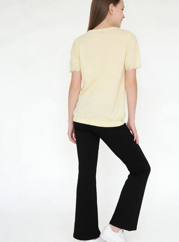 FAME FOREVER Girls Solid Leggings