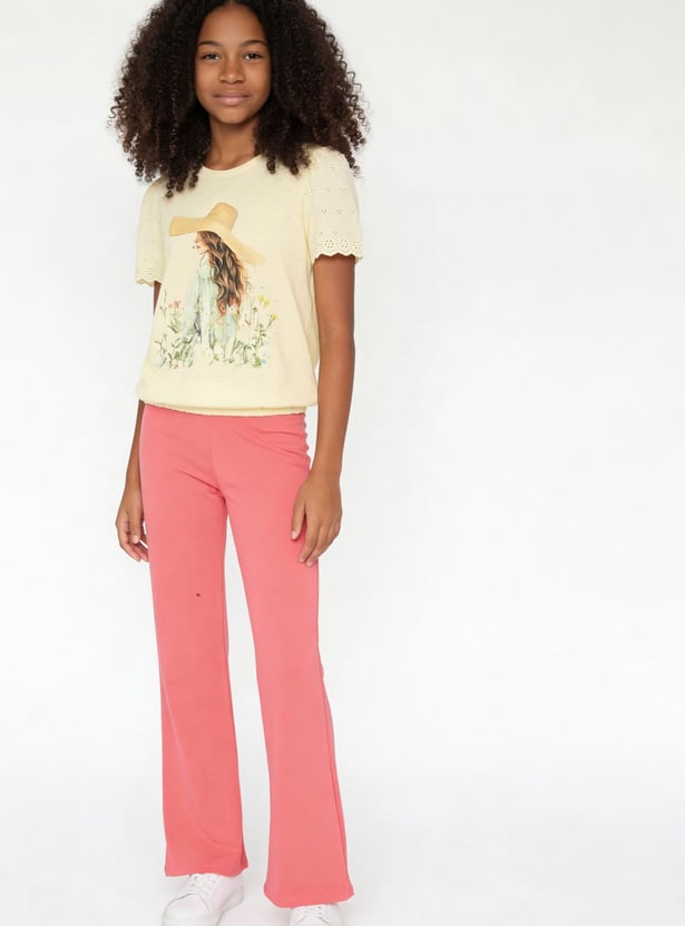 FAME FOREVER Girls Solid Leggings