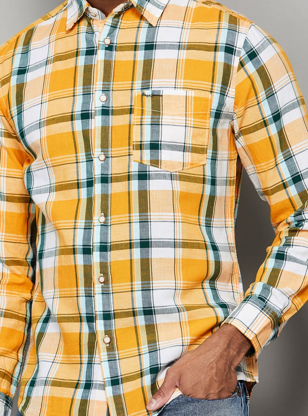 PEPE JEANS Checked Regular Fit Shirt