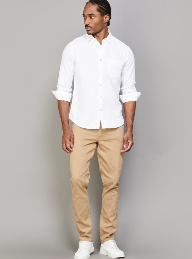 PEPE JEANS Textured Regular Fit Shirt