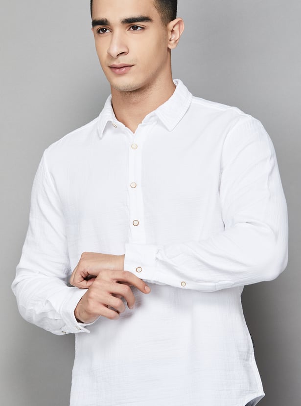 PEPE JEANS Solid Regular Fit Shirt