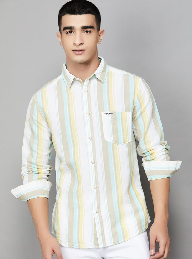 PEPE JEANS Striped Regular Fit Shirt