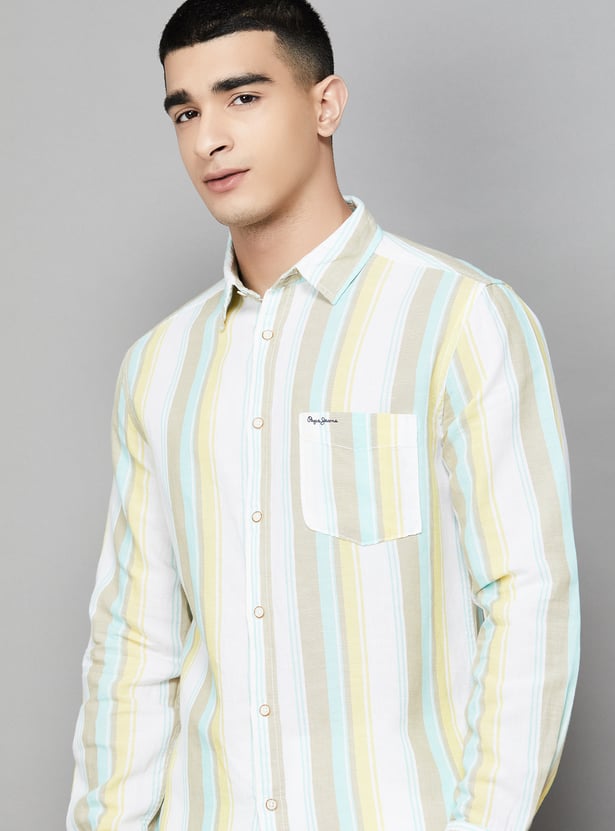 PEPE JEANS Striped Regular Fit Shirt