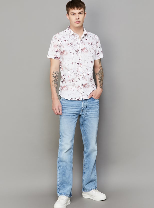 PEPE JEANS Floral Print Regular Fit Shirt